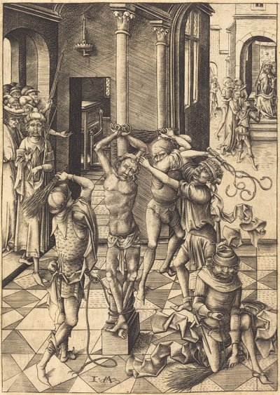 Kırbaçlanma, c. 1480. by Israhel van Meckenem