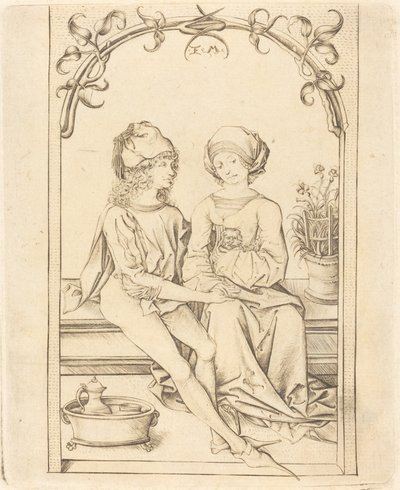 Aşıklar, c. 1490. by Israhel van Meckenem