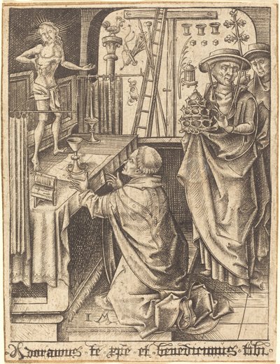 Aziz Gregory Kütlesi by Israhel van Meckenem