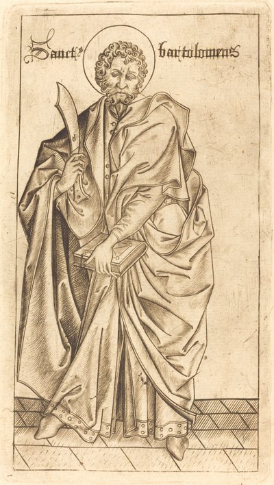 Aziz Bartholomeos by Israhel van Meckenem after Master E.S.