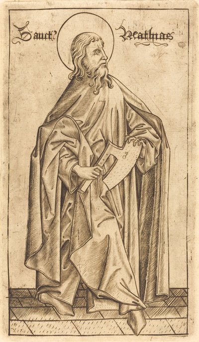 Aziz Matthias (?) by Israhel van Meckenem after Master E.S.