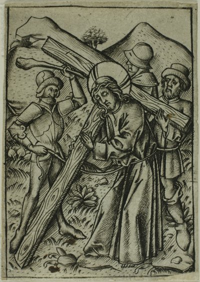 Çarmıhı Taşıyan İsa by Israhel van Meckenem the younger