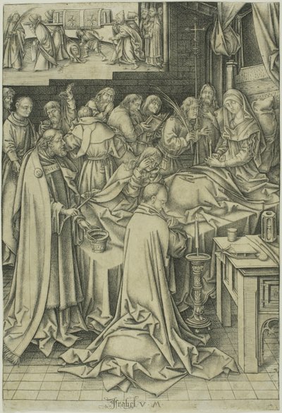 Bakirenin Ölümü by Israhel van Meckenem the younger