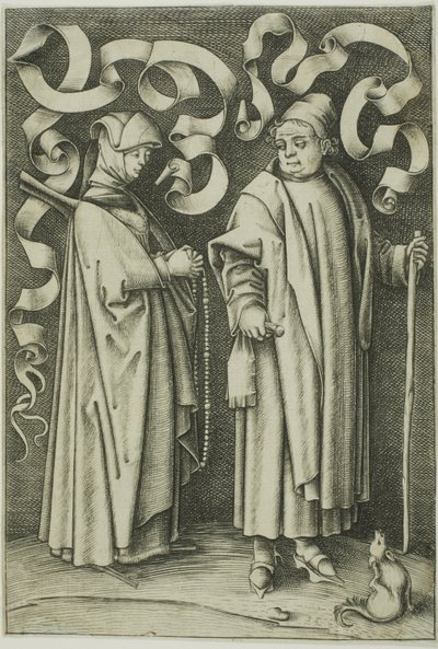 Kilise Müdavimleri by Israhel van Meckenem the younger