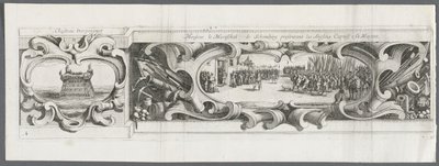 La Rochelle Kuşatması: Levha 14, 1628-1630. by Israël Henriet