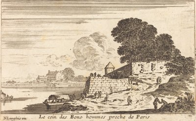 Paris yakınlarındaki İyi adamların köşesi by Israël Silvestre