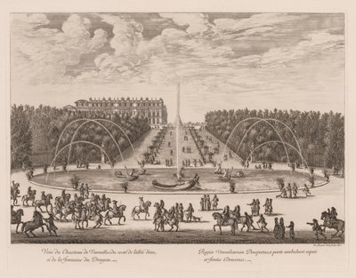 Caddenin yanından Château de Versailles