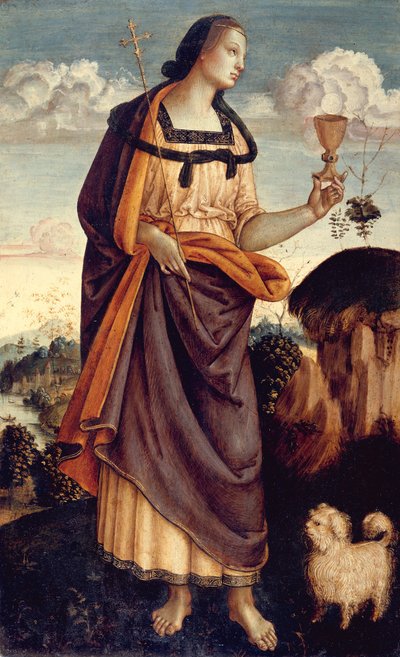 Teolojik Erdemler: İnanç, Hayırseverlik, Umut. by Italian