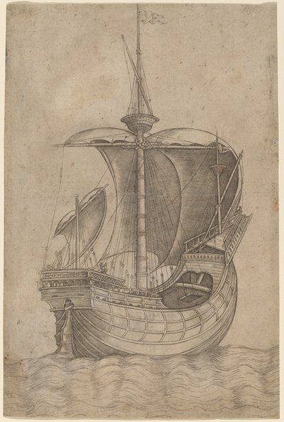 Carrack, Sağa Gidiyor by Italian 15th Century