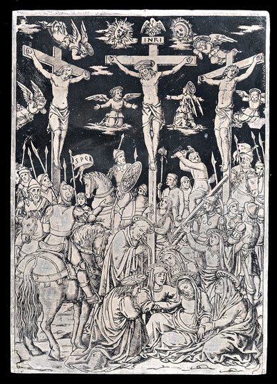 Çarmıhta İsa ile Pax by Italian 15th Century