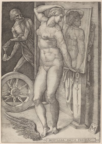 Kibir Alegorisi (Bir Kadını Şaşırtan Ölüm) by Italian 16th Century