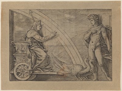 Tavus Kuşlarının Çektiği Arabadaki Juno by Italian 16th Century