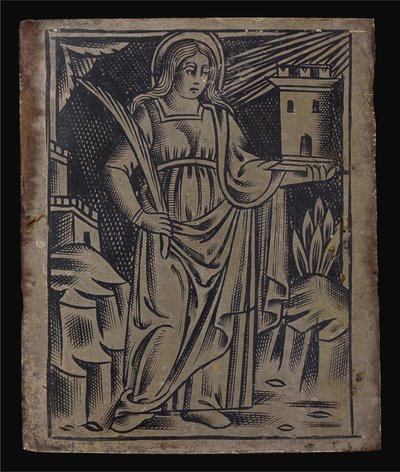 Aziz Barbara by Italian 16th Century
