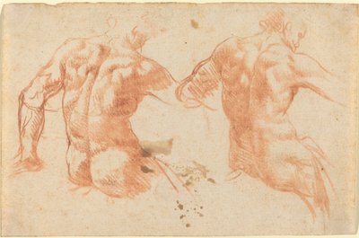 iki çıplak by Italian 17th Century