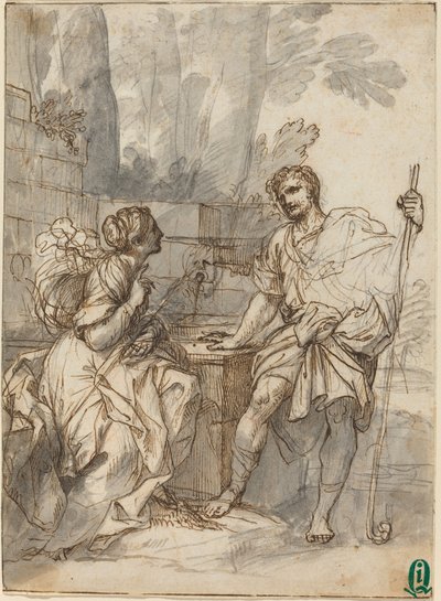 pastoral sahne by Italian 18th Century