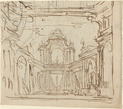 Sahne tasarımı by Italian 18th Century