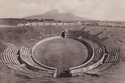 Anfiteatro, Amfitiyatro (s/b fotoğraf) by Italian Photographer