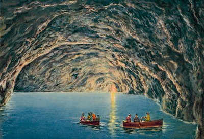Capri: Grotta Azzurra (renkli fotoğraf) by Italian Photographer