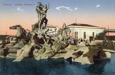 Catania, İtalya, Proserpina Çeşmesi by Italian Photographer