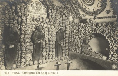 Capuchin Mezarlığı (s / b fotoğraf) by Italian Photographer