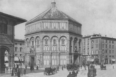 Floransa, Vaftizhane (s / b fotoğraf) by Italian Photographer