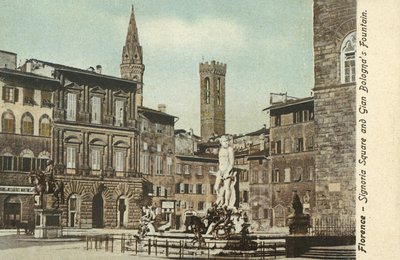 Floransa, İtalya, Piazza Signoria by Italian Photographer