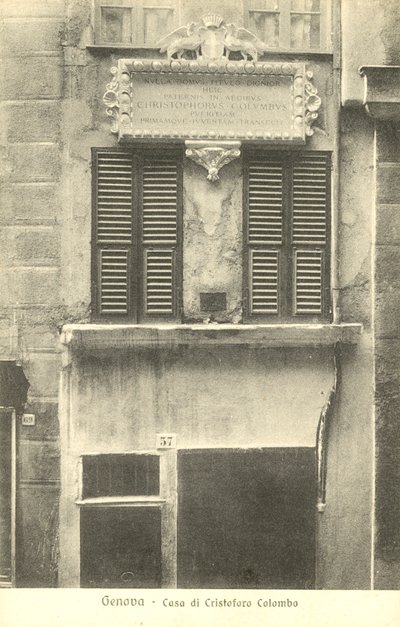 Cenova, İtalya, Kristof Kolomb Evi by Italian Photographer