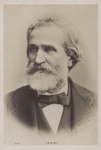 Giuseppe Verdi, İtalyan besteci by Italian Photographer