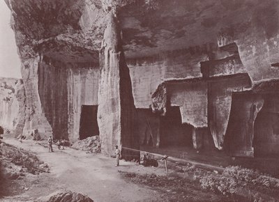 İtalya: Siraküza, Latomia del Paradiso (s/b fotoğraf) by Italian Photographer