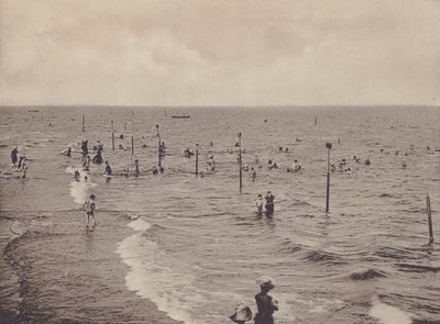 Lido, Bagni Di Mare (s / b fotoğraf) by Italian Photographer