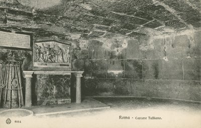Mamertine Hapishanesi, Roma (s/b fotoğraf) by Italian Photographer