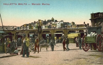 Marina pazarı, Valetta (renkli fotoğraf) by Italian Photographer