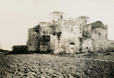 Agios Varnavas Manastırı, Engomi, Kıbrıs, fotoğraf Camille Enlart, Paris by Italian Photographer
