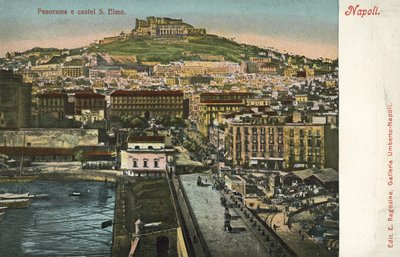 Napoli, Italya, Panorama, Castel S Elmo by Italian Photographer
