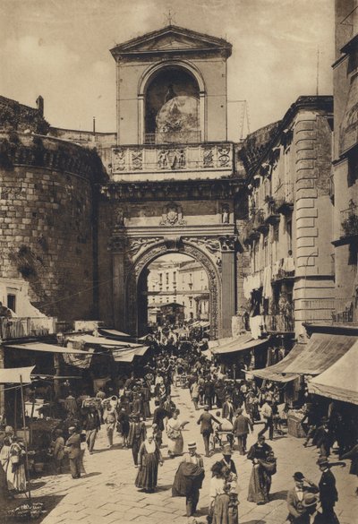 Napoli: Porta Capuana (s/b fotoğraf) by Italian Photographer