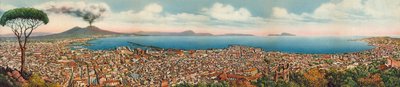 Napoli / Naples: Panorama Generale (renkli fotoğraf) by Italian Photographer