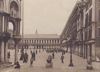 Piazza S Marco Dai Leoncini (s / b fotoğraf) by Italian Photographer