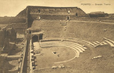 Pompei, İtalya, Amfitiyatro by Italian Photographer