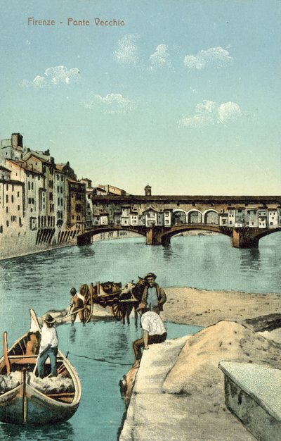 Ponte Vecchio, Floransa (renkli fotoğraf) by Italian Photographer