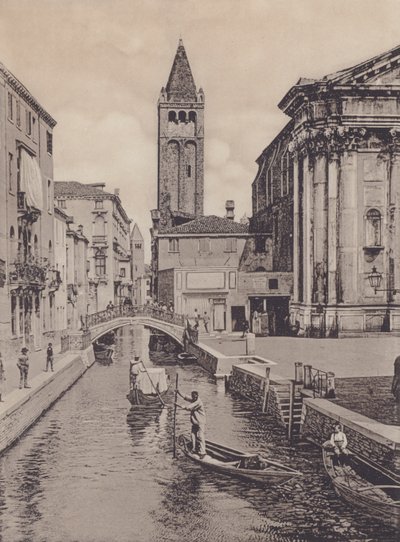 Rio S Barnaba (s/b fotoğraf) by Italian Photographer