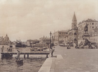 Riva Degli Schiavoni (s/b fotoğraf) by Italian Photographer