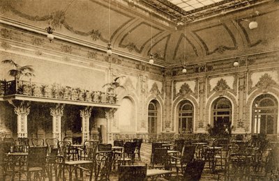 San Remo, Casino Municipale, Kış Bahçesi (s / b fotoğraf) by Italian Photographer