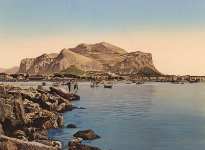 Sicilia / Sicilya: Monte Pellegrino (renkli fotoğraf) by Italian Photographer