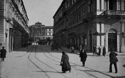 Taranto, Via Archita, Ofis Binası (s / b fotoğraf) by Italian Photographer