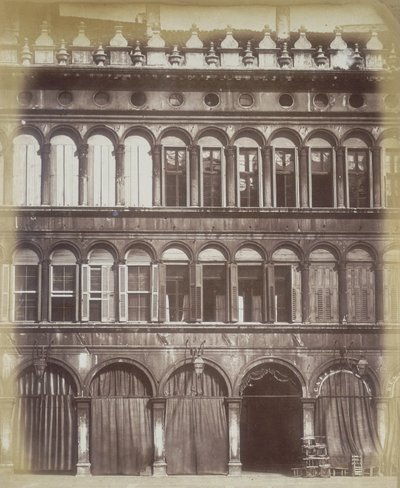 Bir Venedik Binasının Cephesi, 1865 dolayları by Italian Photographer