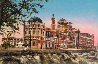 Venezia/Venedik: Lido, Hotel Excelsior (renkli fotoğraf) by Italian Photographer