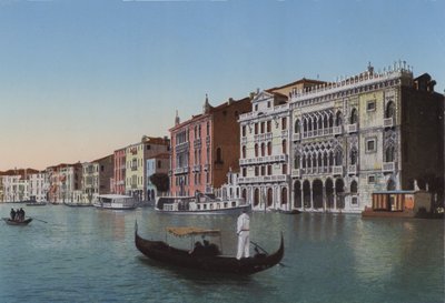 Venedik, Büyük Kanal, Palazzo Ca d "Oro by Italian Photographer