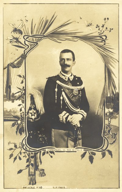 Victor Emmanuel III, İtalya Kralı by Italian Photographer