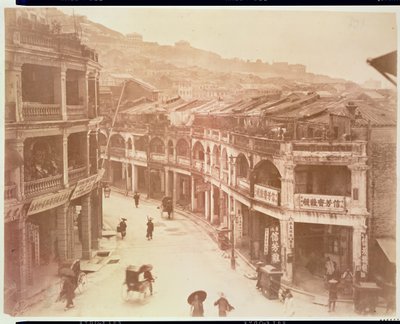 Hong Kong'da Bir Sokak (albüm baskısı) by Italian School
