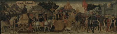 A Triumph, c.1450 (panelde sıcaklık) by Italian School